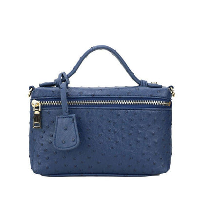 Handbag Ostrich Pattern Leather Bag Women Clutch Party Purse Ostrich Bag Chain