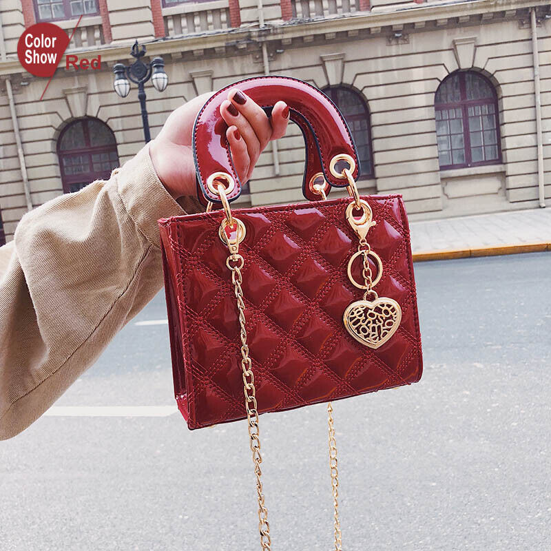 Bags Women Plaid Bag Ladies Shoulder Chain Tote Messenger Crossbody HandBag