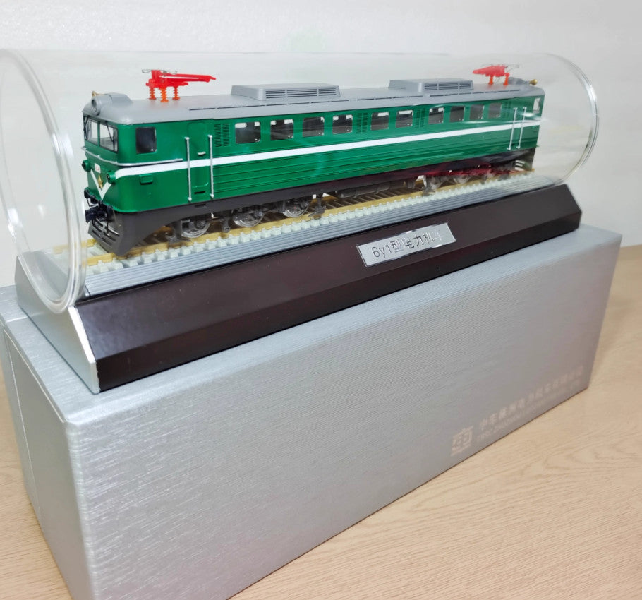 1:64 40CM Shaoshan Type 1 6Y1 Electric Locomotive Passenger Train Diecast Model