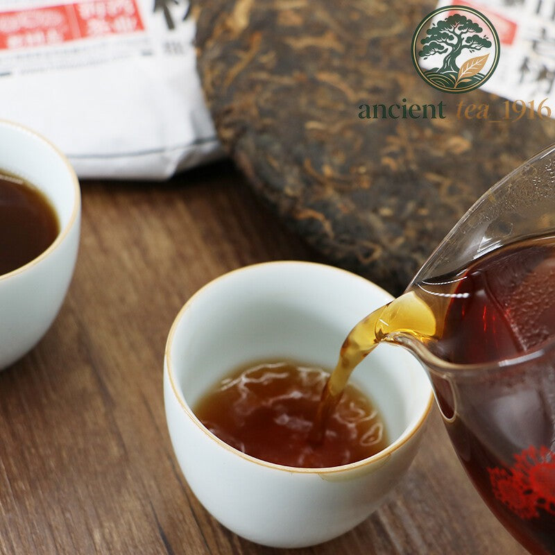 500g Ancient Mt. Old Tree * Haiwan Puerh Tea Cake 2018 Ripe Puer Shu Batch 181