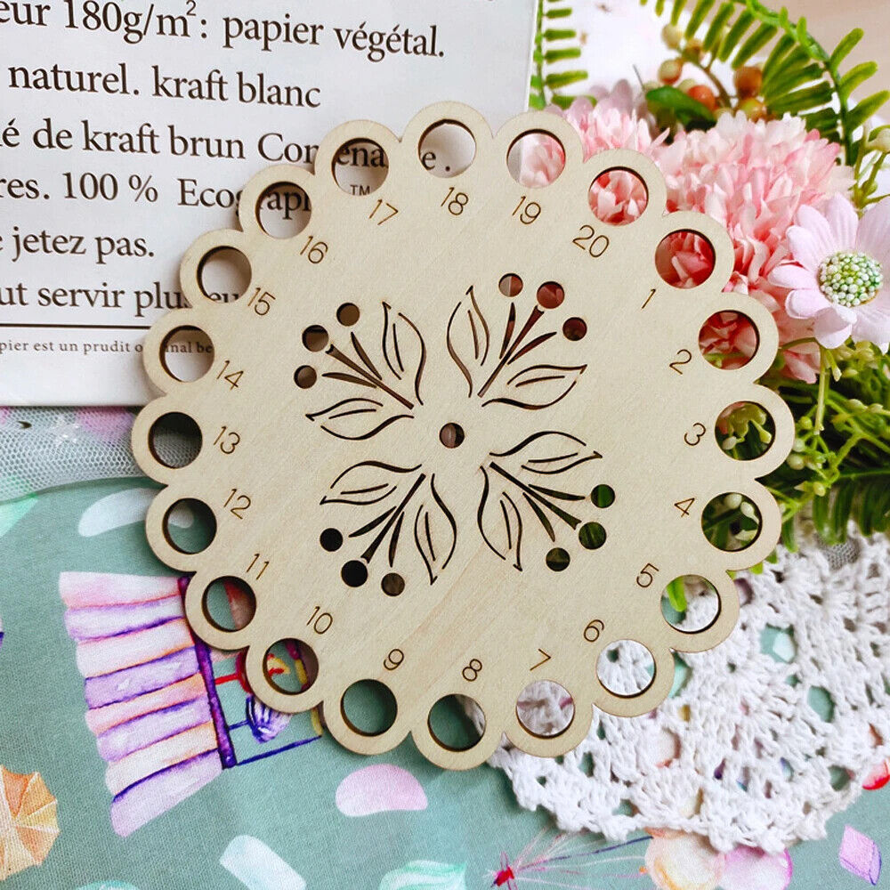 Embroidery Floss Organizers Wood Cross Stitch Needle Thread Storage Holder Tools