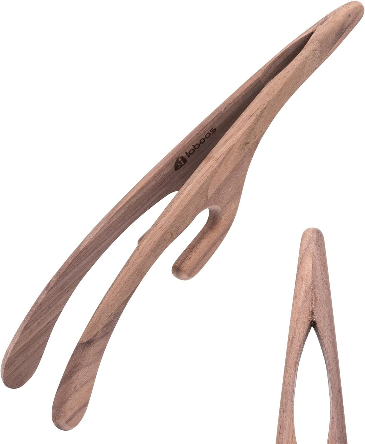 Wooden Tongs Multi-functional Deer Antler-Inspired Toasts Bread Kitchen Utensil