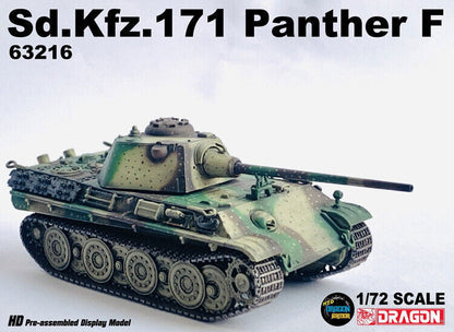 Dragon 63216 WWII German Leopard F Medium Tank Sd.Kfz.171 Finished 1/72 Model