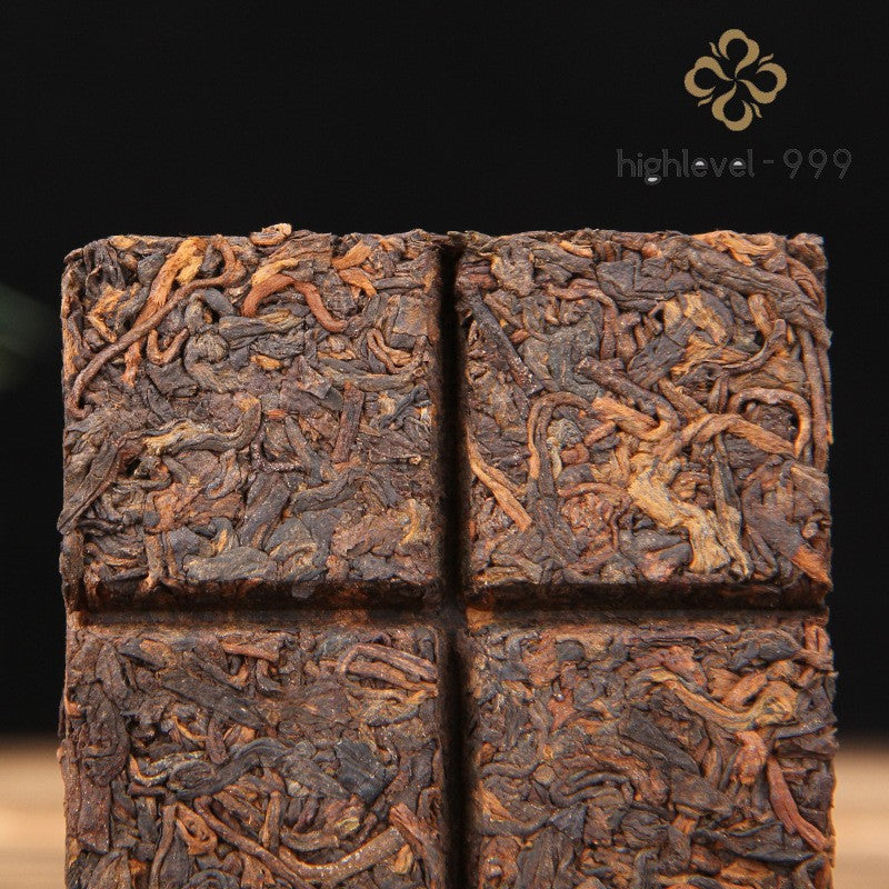 36g Ripe Pu'er Yunnan Laobanzhang Chenxiang Aged Mini Compressed Tea Brick