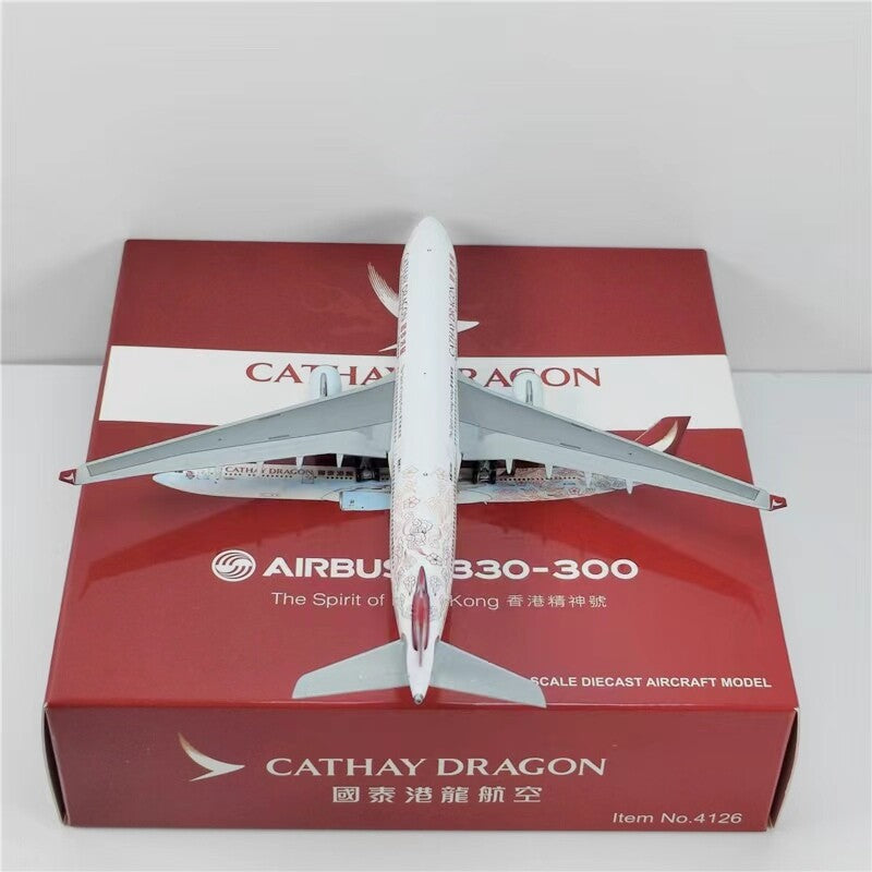 1:400 JC Wings CATHAY DRAGON AIRBUS A330-300 Airplane Diecast Aircraft Model