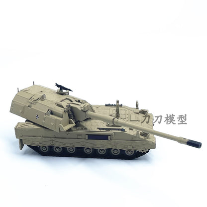 1:72 German PZH2000 self-propelled gun howitzer tank chariot simulation model