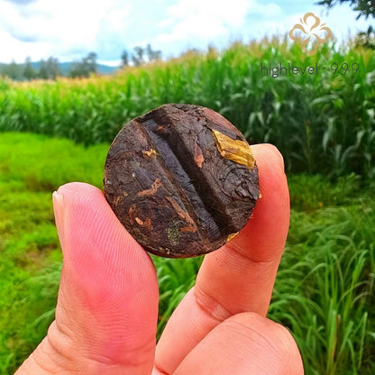 500g Ripe Pu'er Tea Glutinous Rice Aroma Mini Cake Yunnan Tea Bulk Fermented