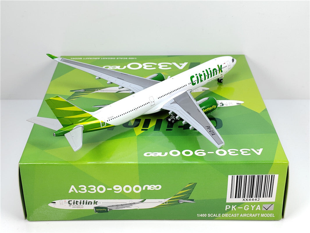1:400 JC Wings CITILINK AIRBUS A330-900neo Passenger Airplane Diecast Model