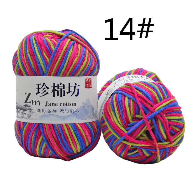 Hot Sale 50g Soft Crochet Yarn DIY Hand Milk Baby Cotton Knitting Wool Yarn
