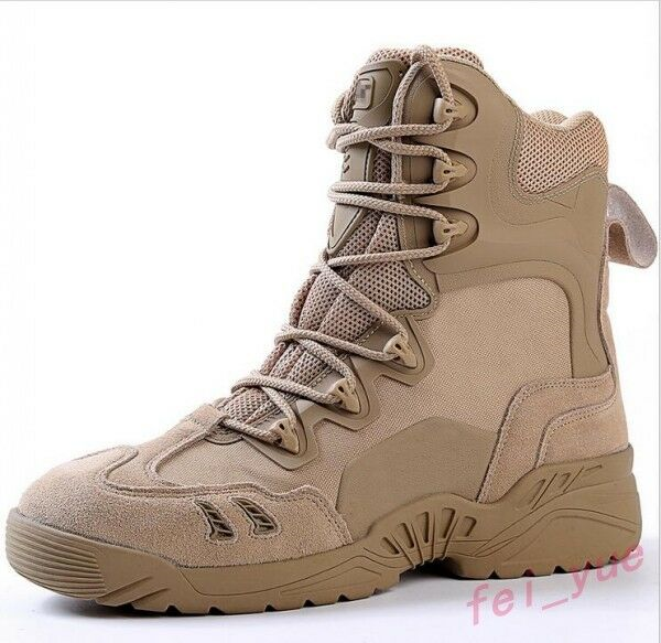 Men's Tactical Comfort Combat Military Army Desert Outdoor Casual Ankle Boots @
