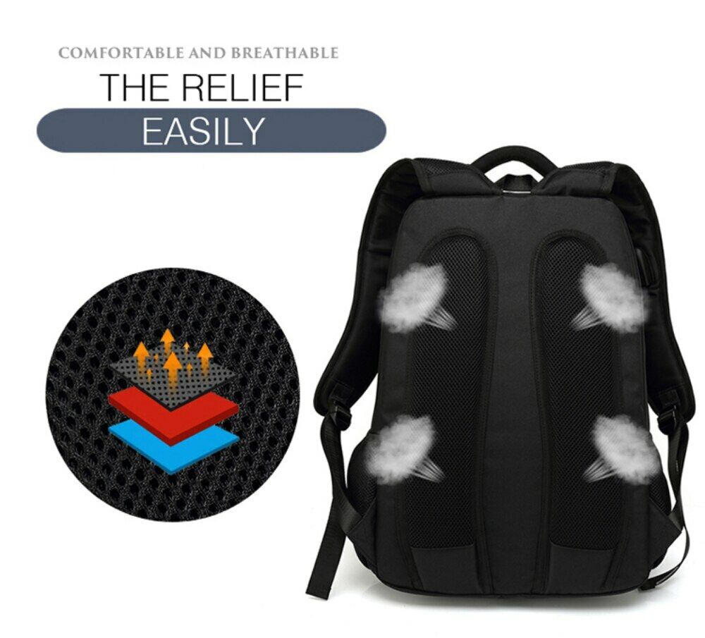 Backpack Laptop Waterproof School Men Travel Bag for Men Business Women Commuter