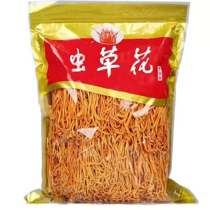 Premium Jin Chong Cao Mushroom Cordyceps Militaris Fungus Chong Cao Hua 500g