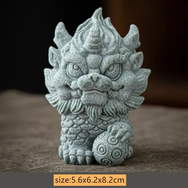 Chinese Tea Pet Ornaments Animal Tea Figurine Decor Sculpture Teaware Accessorie