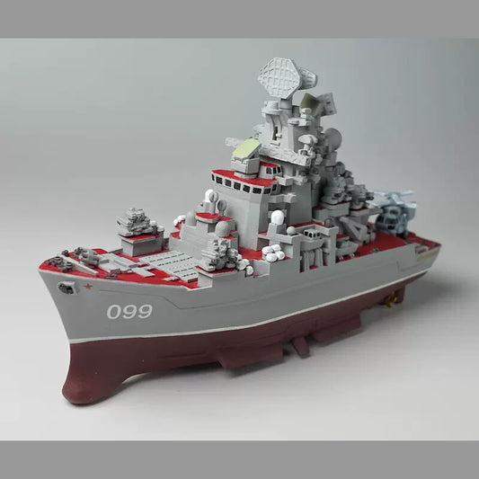 Q version pyotr Velikiy Cruiser Frigate 22350 resin Model 3Dprinted