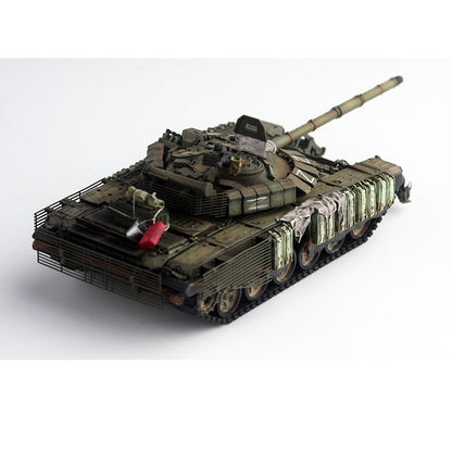 1/72 Russian T-72B3M tank Battle-damaged version Finished product model