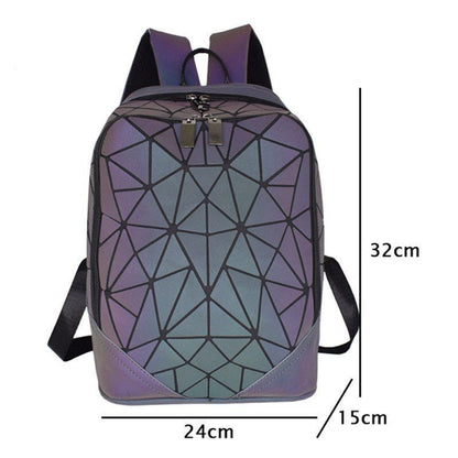 Luminous Bag Sequin Set Shoulder Bags School Backpack Holographic Purse Softback