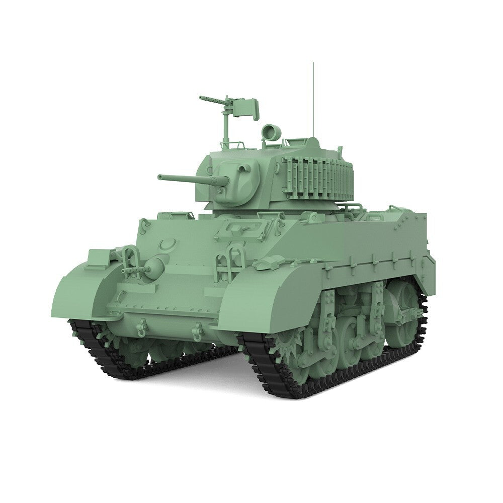 SSMODEL SS100508 1/100 15mm WarGaming Military Model US M5A1 Stuart Light Tank