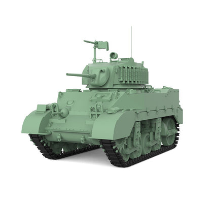 SSMODEL SS100508 1/100 15mm WarGaming Military Model US M5A1 Stuart Light Tank