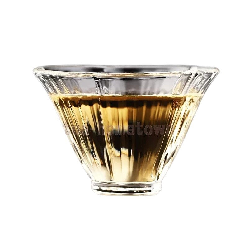 Petal Small Tea Cups Single Cup Glass Tea Cup Tea Set Transparent