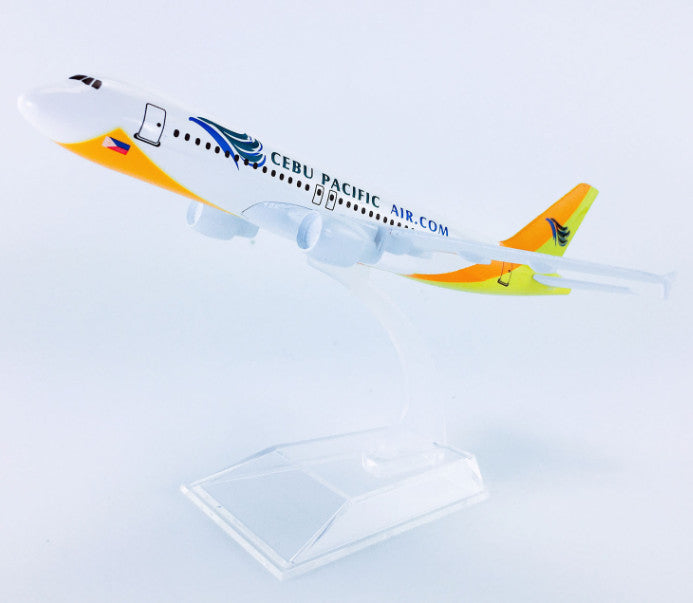 16CM CEBU Pacific AIRBUS A320 Passenger Airplane Diecast Aircraft Plane Model