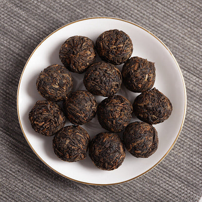 500g Yunnan Puer Tea Icelandic Ripe Tea Dragon Pearl Small Tuocha Large Tree Tea