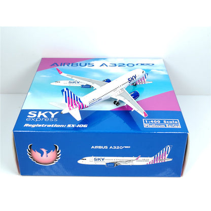 1:400 Phoenix SKY express A320neo Passenger Airplane Diecast Aircraft Model