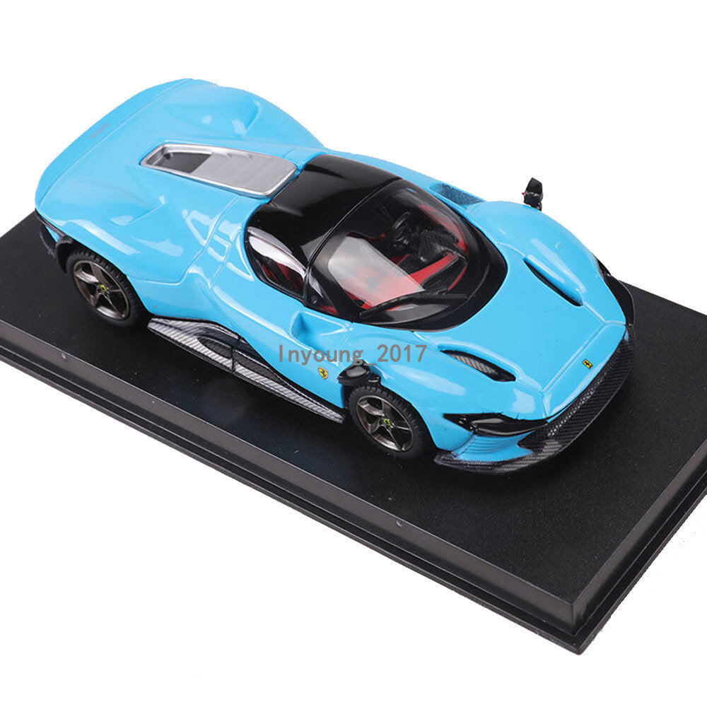 1:43 Ferrari Daytona sp3 2021 Model Car Diecast Metal Collectible Vehicle Blue