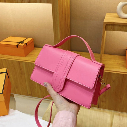Women'S Saddle Bags Small Square Bag Pu Flap Envelope Bag Autumn New