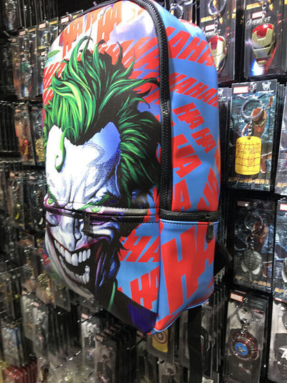 The Joker Backpack DC Comics Laptop Bioworld Rucksack Red Schoolbag