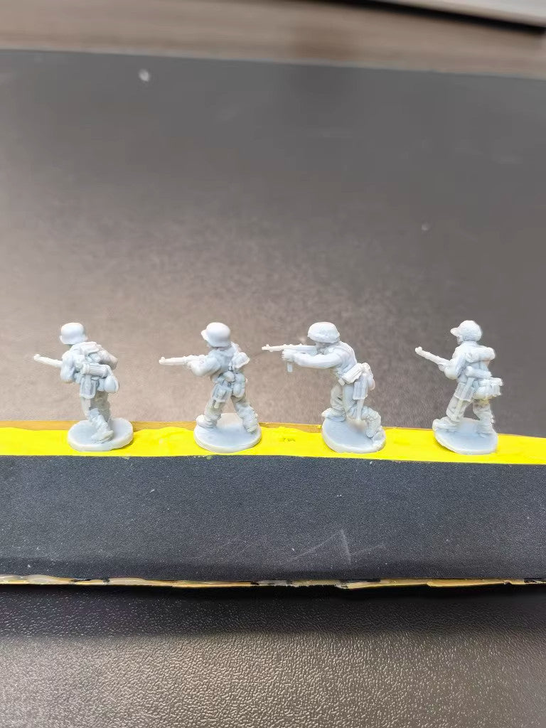 1/72 Resin figures model WWII Germany trooper Soldiers kit /3d printed