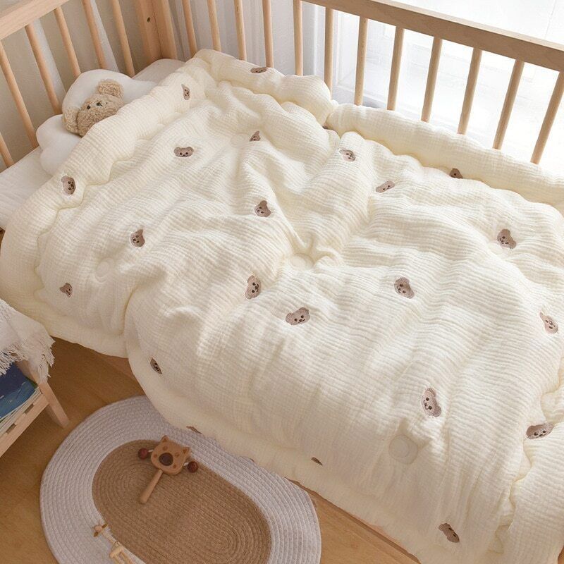 Baby Quilt Thick Winter Crib Children's Duvet Bedding Cotton Blanket Mother Kids
