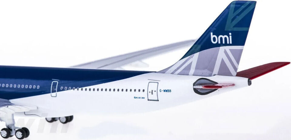 1:400 Aeroclassics BMI AIRBUS A330-200 Passenger Airplane Diecast Aircraft Model