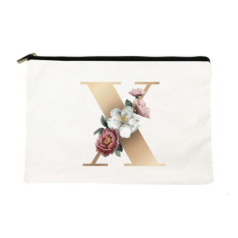 Makeup Bag Print Cosmetic Bags Bridal Party Bags Organizer Pouch Clutch Gift 1PC