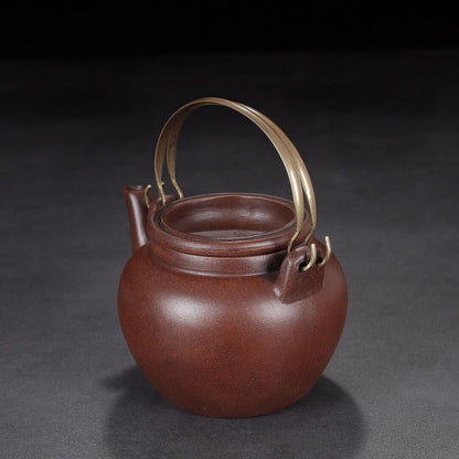 Chinese Yixing Zisha Clay Handmade Exquisite Teapot（蛋包 底款：周桂珍）