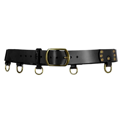 Medieval PU Leather Steampunk Belt Alchemy Potion Bottle Holder Larp Costume
