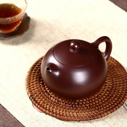 Handmade Tea Pot Marked Zi Zhu Clay Pot 400ml Master Pot Of Tea Real Yixing Clay