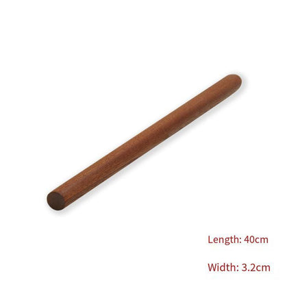 Rolling Pin Solid Wood Natural Unpainted Ebony Baking Tool Kitchen Dough Rollers