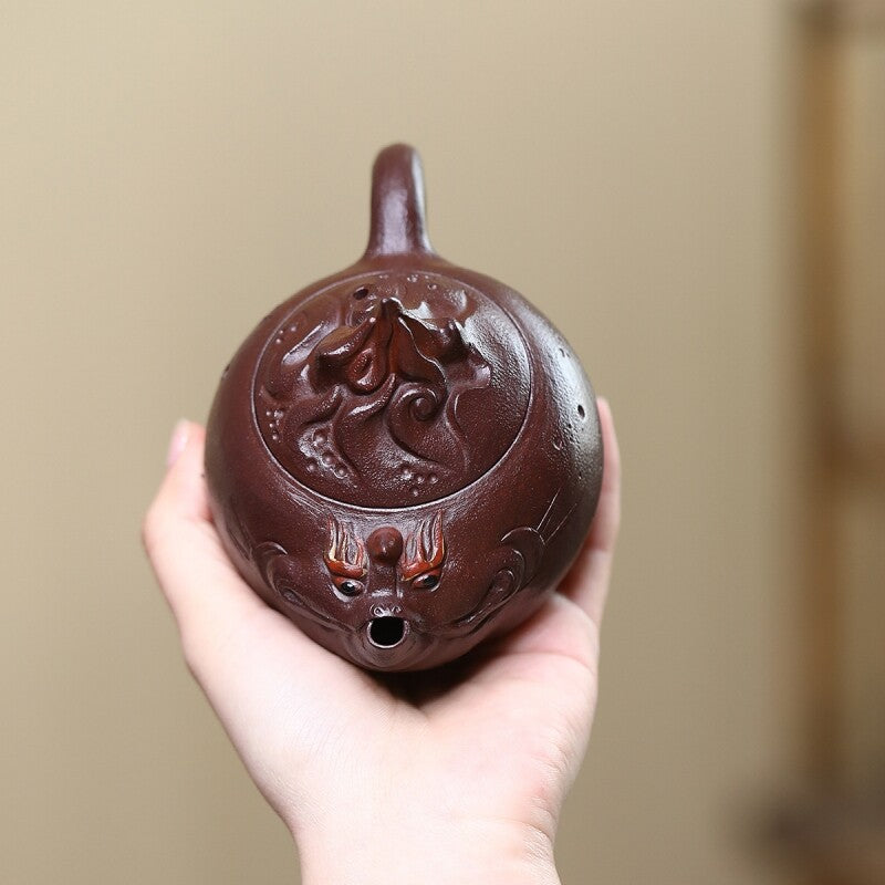 Handmade Tea Pot Real Yixing Zisha Purple Grit Pot Chinese Original Ore Zini Pot