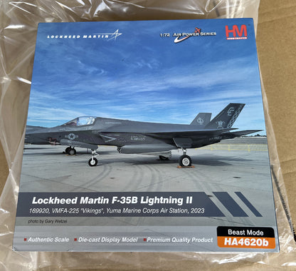 1:72 HM Lockheed Martin F-35B Lightning II 2023 Fighter Diecast Aircraft Model