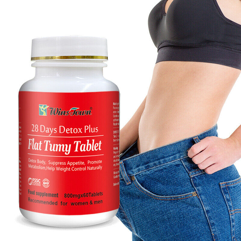 28-Day Detox + Flat Tummy Tablets for a Slimmer Waistline 60 Tablets
