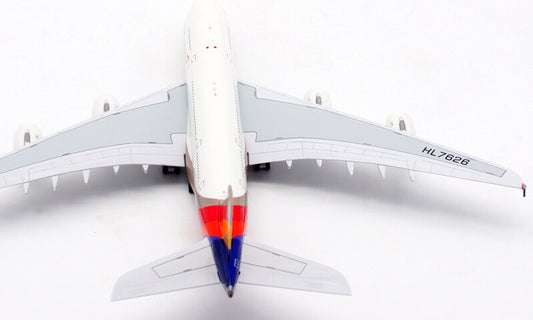 Aviation ASIANA AIRLINES FOR AIRBUS A380 HL7626 1:400 Aircraft Pre-built Model