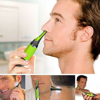 Depiladora de Hombre Luz LED Cortadora de Cabello Pelo Electrica Mini Afeitadora