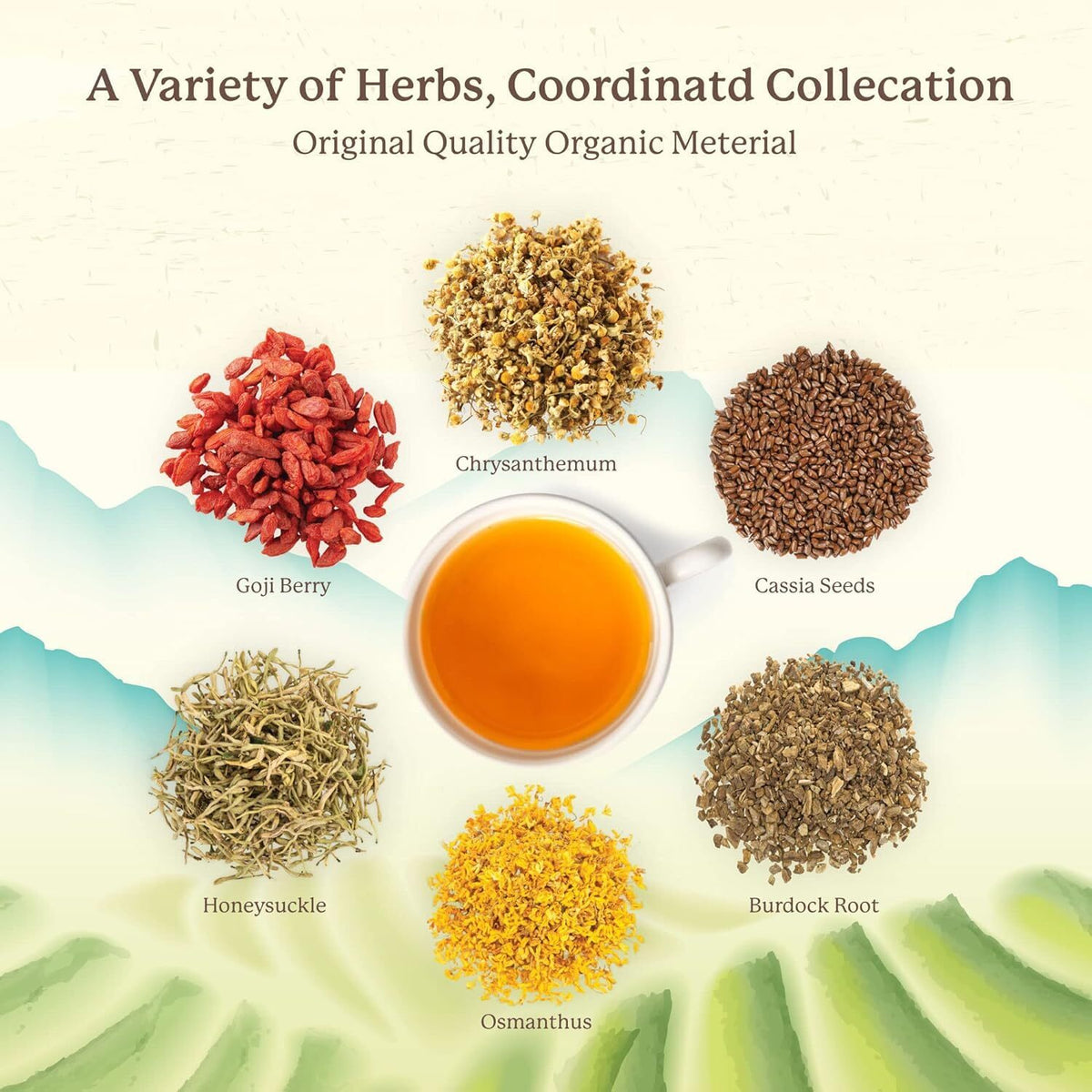 Chrysanthemum Cassia Seed Tea Bags, Chinese Eye Liver Tea Health Tea 160g
