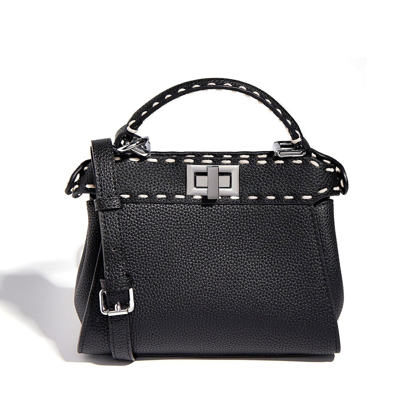 Cowhide Mini Tote Bags Women Handbags Hand Crossbody Shoulder Bag
