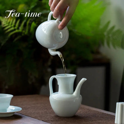 220ML Chinese Style Vase Tea Pitcher Handmade Ceramics Tea Making Justice Cup