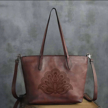 CELELA Women Ladies Vintage Print Hobo Crossbody Handbag Shoulder Bag Purse