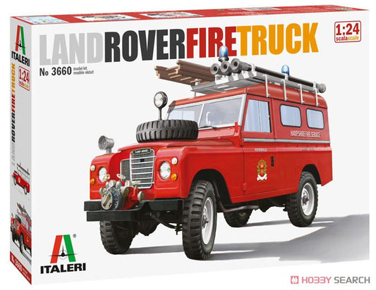 ITALER MODEL IT-3660S 1/24 Land Rover Fire Truck (Model Car)