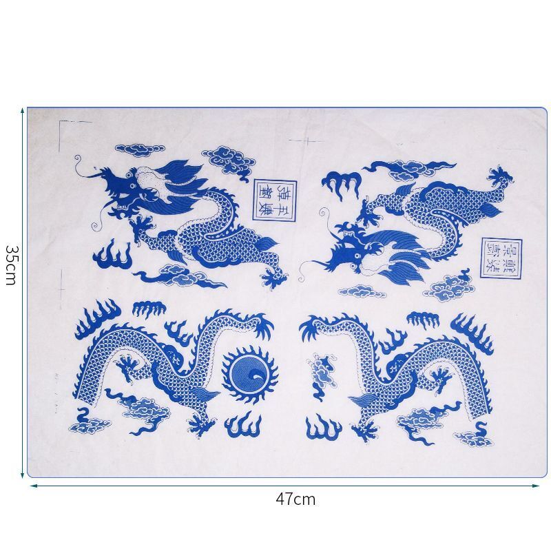 Ceramic Clay Transfer Paper Underglaze Colored Flower Decal Pottery Tool 47x35cm