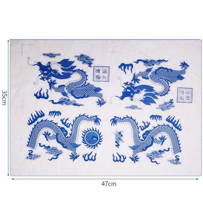 Ceramic Clay Transfer Paper Underglaze Colored Flower Decal Pottery Tool 47x35cm