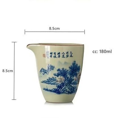Ceramic Teacup Handmade Gaiwan Chinese Tea Tureen Tea Cups Tea Set Cover Bowl